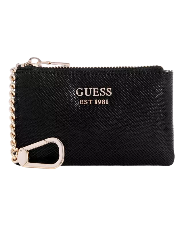 Billetera Guess Mujer Brynlee Slg Zip Pouch Negro